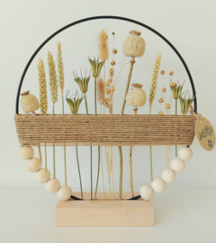 Ring 30 cm met kralen