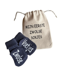 Baby sokjes Zwolse voetjes met bewaarzakje