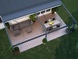 Pergola vouwdak