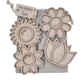Mini vulvormen set Flowers/Bloemen
