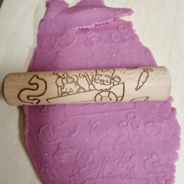 Houten roller dik Sinterklaas