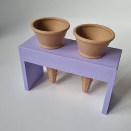 Puntijsjes houder - dubbel - meerdere kleuren