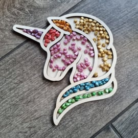 Houten Vulvorm Eenhoorn/Unicorn