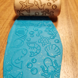 Houten roller klein Oceaan