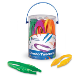 12x Jumbo Tweezer Learning Resources