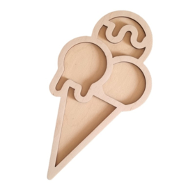 Houten Vulvorm Ijsje/Icecream