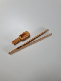 5 Houten mini schepjes