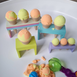 Puntijsjes houder - triple voor mini puntijsjes - meerdere kleuren