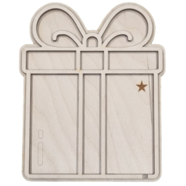 Houten Vulvorm Cadeau