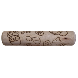 Houten roller dik Sinterklaas