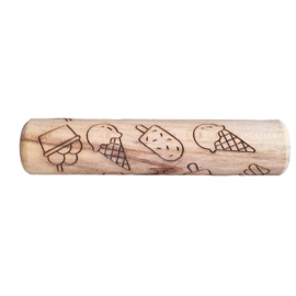 Houten roller dik Ijsjes