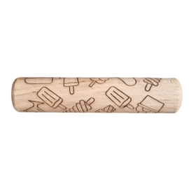 Houten roller dik Ijsjes