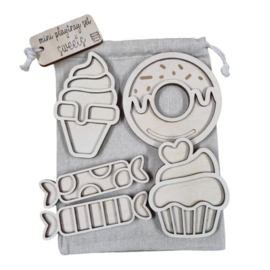 Mini vulvormen set Sweets