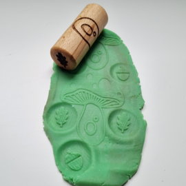 Houten roller Wilde Paddestoel