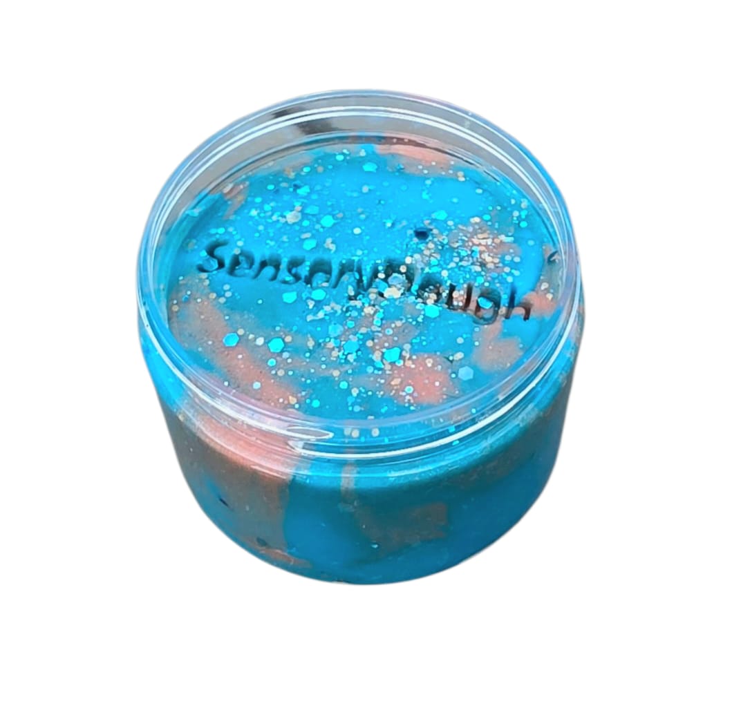 SensoryDough blauw/bruin