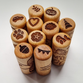 Houten roller Bloesem