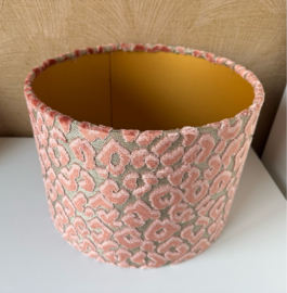 Handgemaakte lampenkap Roze Panter