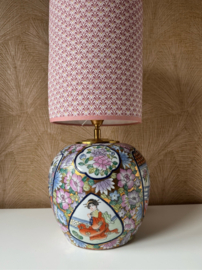 Bijzondere lamp | Goudkleurige Chinese gemberpot lamp