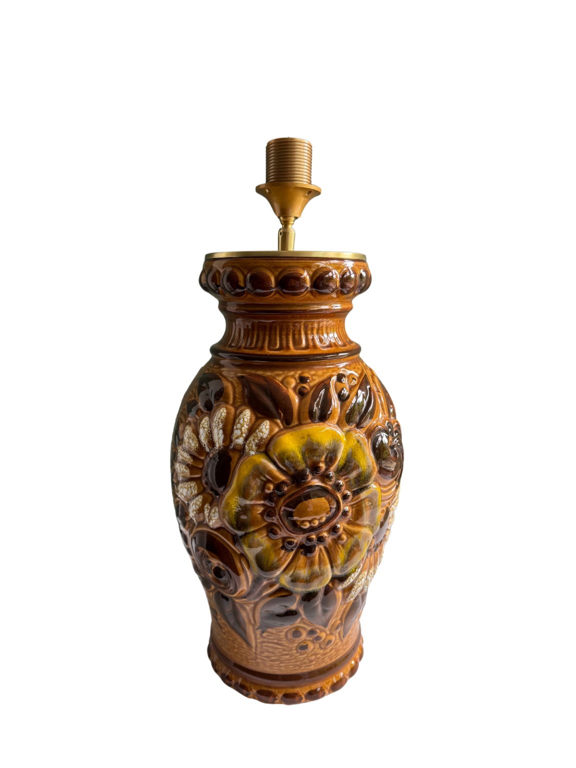 Retro vintage lamp | Scheurich met bloemen
