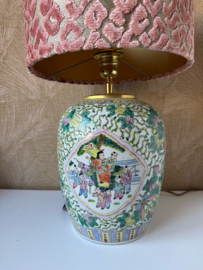 Vintage Lamp chinees Famille Rose