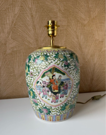 Vintage Lamp chinees Famille Rose