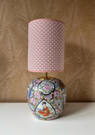 Bijzondere lamp | Goudkleurige Chinese gemberpot lamp