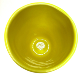 Koffie mok geel oranje