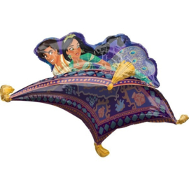 Folie ballon Aladdin & Jasmine Vliegend Tapijt (leeg)