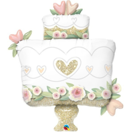 Folie ballon Wedding Cake (leeg)