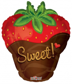 Folie Ballon Sweet Strawberry (leeg)