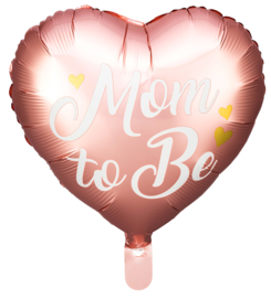 Folie Ballon Mom To Be Roze (leeg)
