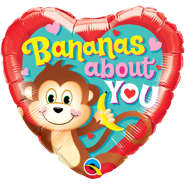 Folie Ballon Bananas About You (leeg)