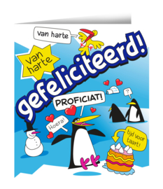 Wenskaart Gefeliciteerd