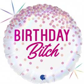 Folie Ballon Birthday Bitch (leeg)