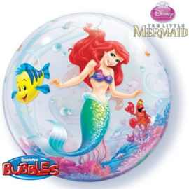 Folie ballon Bubble Zeemeermin Ariel (leeg)