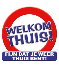 Huldebord Welkom Thuis