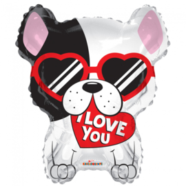 Folie Ballon Love Dog (leeg)