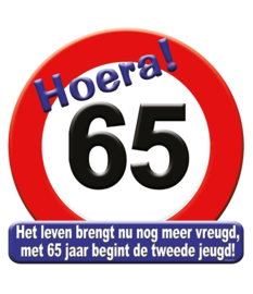 Huldebord 65 jaar