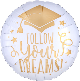 Folie Ballon Follow Your Dreams (leeg)