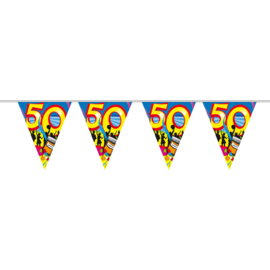 50 jaar swirls Vlaggenlijn