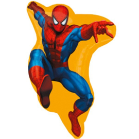 Folie Ballon Spiderman Shooting Yellow Shape (leeg)