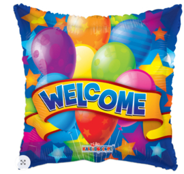 Folie Ballon Welcome (leeg)