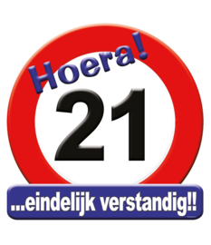 Huldebord 21 Jaar