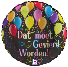 Folie ballon Dat moet gevierd worden! (leeg)