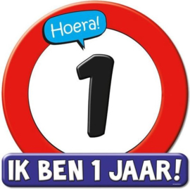 Huldebord 1 jaar