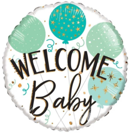 Folie Ballon Welcome Baby (leeg)