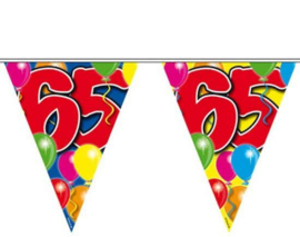 65 jaar ballon Vlaggenlijn