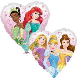 Folie ballon Disney Prinses  Hart (leeg)