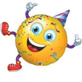 Folie Ballon Smiley Party Guy (leeg)