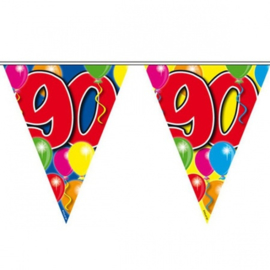 90 jaar ballon Vlaggenlijn